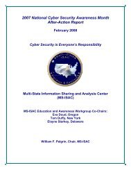 After-Action Report - Multi-State Information Sharing and Analysis ...