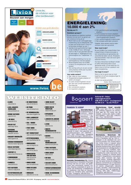 Het Immoblad 20-01-2015