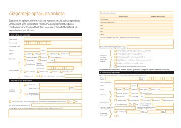 AizÅÄmÄja aptaujas anketa - Swedbank