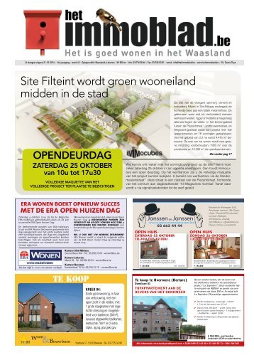 Het Immoblad 21-10-2014