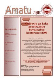 Amatu ziÅas oktobris 2009.pdf - Latvijas AmatniecÄ«bas kamera