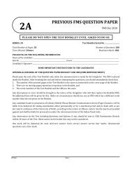 PREVIOUS FMS QUESTION PAPER