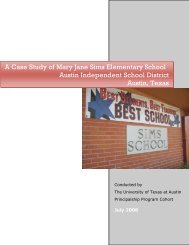 A Case Study of Mary Jane Sims Elementary - Department of ...