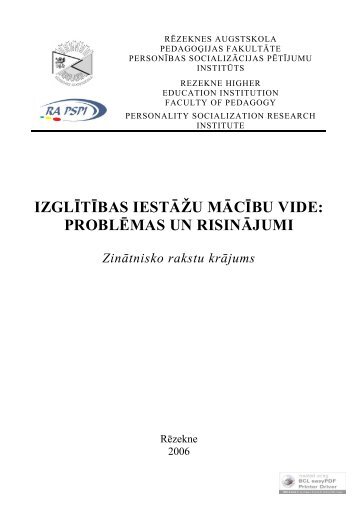 2006 - RÄzeknes Augstskola