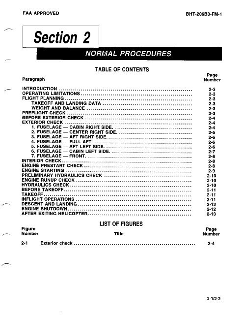 BHT-206B3-FM-1 - JET RANGER III FLIGHT MANUAL - MODEL ...