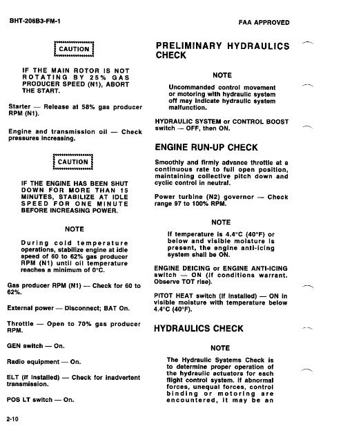 BHT-206B3-FM-1 - JET RANGER III FLIGHT MANUAL - MODEL ...