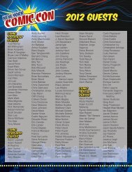 2012 Guests - New York Comic Con