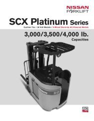 SCX Platinum Series - Nissan Forklift