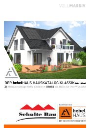 DER hebelHAUS HAUSKATALOG KLASSIK