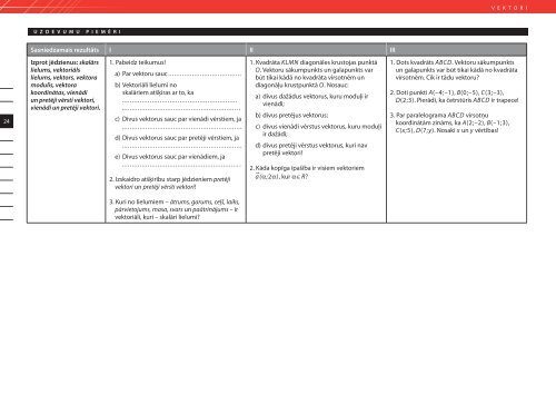 1. VEKTORI Ievads matemātikā Temata apraksts Skolēnam ...