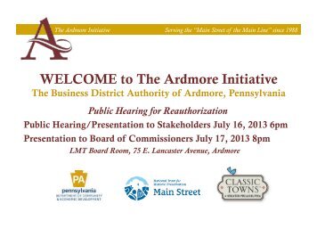 WELCOME to The Ardmore Initiative