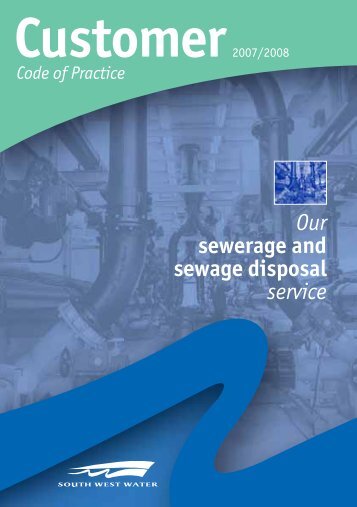 Sewerage leaflet - South West Water