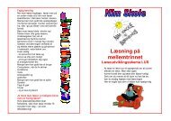 LÃ¦sning pÃ¥ mellemtrinnet LÃ¦seudviklingsskema LUS - Nim Skole