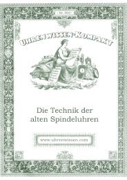 3 - Fachwissen mechanische Uhren