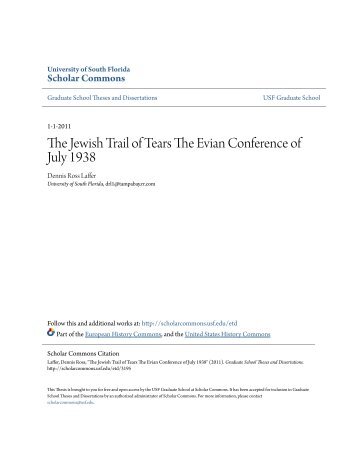 The Jewish Trail of Tears The Evian Conference of ... - Haruth.com