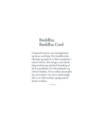 Artikel -"Buddha, Buddha Cool" - Hornstrup Kursuscenter