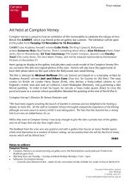 Download the press release and image sheet - Compton Verney