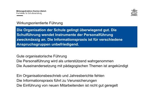 Evaluation Sekundarstufe - schulebauma.ch