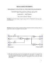 Homework 5 - Computer Engineering & Systems Group - Texas ...