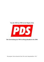 Von der SED zur PDS in der Region - DIE LINKE. Kreisverband ...