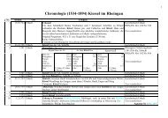 Chronologie (1534-1894) - Rheingau-Genealogie