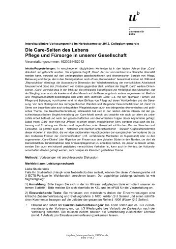 Leistungsnachweis Studierende (pdf, 113KB) - Collegium generale