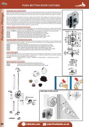 PUSH BUTTON DOOR CATCHES Furniture Fittings - Caktanks.com