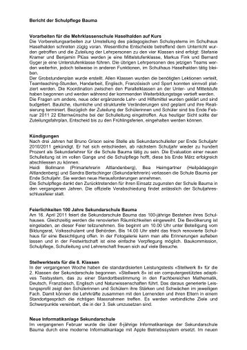 Druckversion PDF - schulebauma.ch