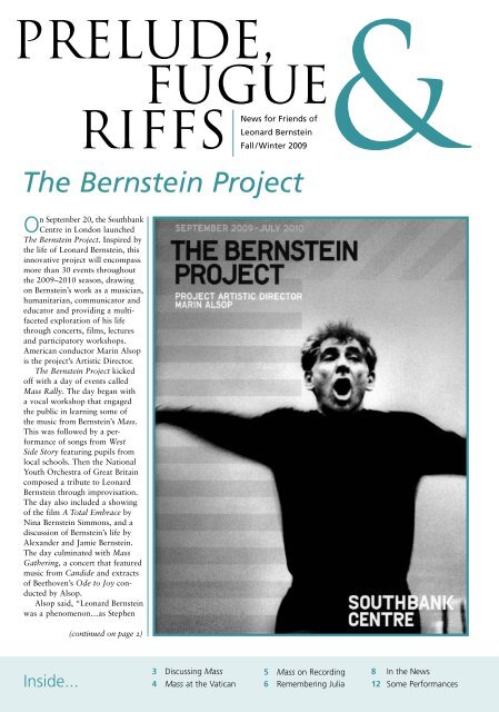 The Bernstein Project - Leonard Bernstein
