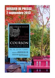 DOSSIER DE PRESSE 2 septembre 2013 - Observatoire