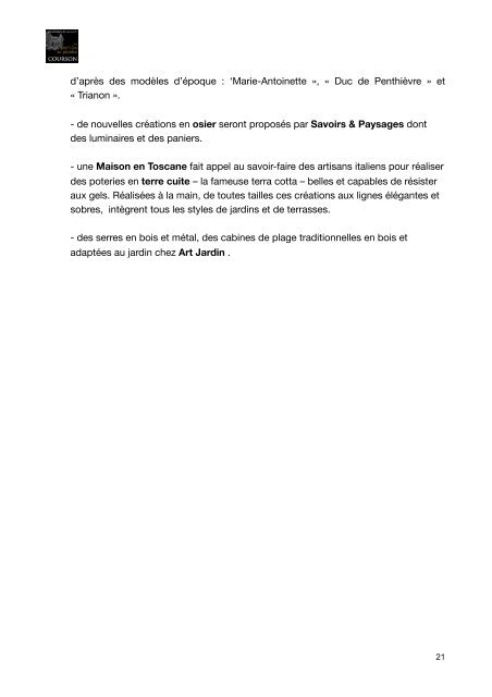 DOSSIER DE PRESSE 2 septembre 2013 - Observatoire