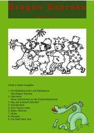 neue Ausgabe des Dragon Express - Drachenfelsschule