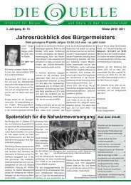 Jahresrückblick des Bürgermeisters - Bioenergie-Heilbad Bad ...