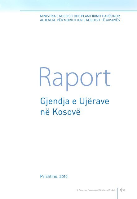 Raport - Gjendja e UjÃ«rave nÃ« KosovÃ« - ammk-rks.net