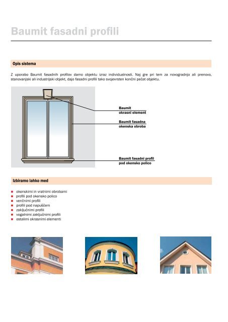 Baumit fasadni profili Za lepÅ¡i izgled objekta