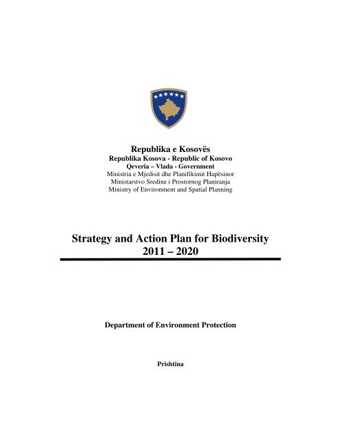 Strategy And Action Plan For Biodiversity 2011 2020 Pdf Ammk Rks Net