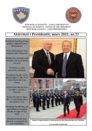 Aktivitetet e Presidentit, nr 33 - Kosovo President