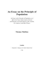 Malthus, Thomas, Robert, An Essay on the Principle of Population ...