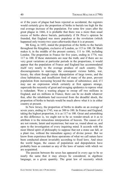 Malthus, Thomas, Robert, An Essay on the Principle of Population ...