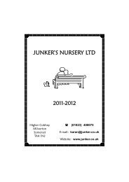 JUNKER'S NURSERY LTD  - Junker's Nursery for Specialist Plants