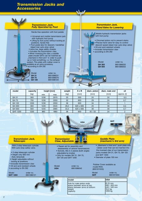 Workshop Equipment - Longin Parkerstore