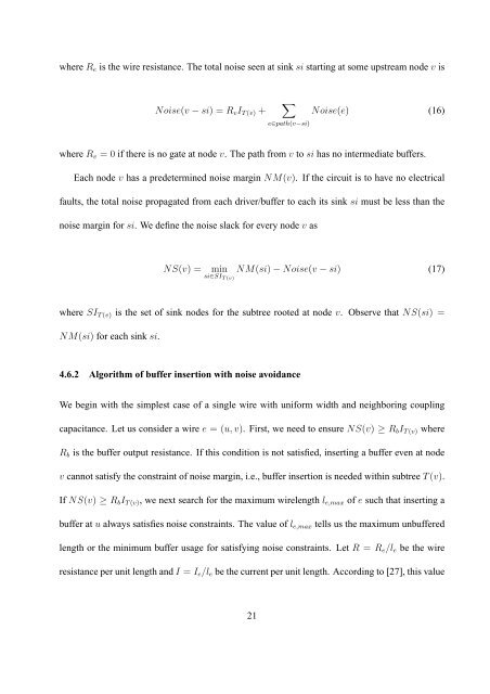 Buffer Insertion Basics - Computer Engineering & Systems Group ...