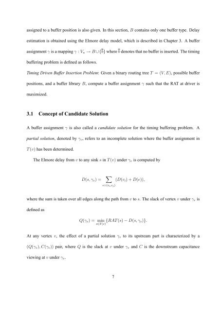 Buffer Insertion Basics - Computer Engineering & Systems Group ...