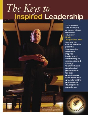 Keys to Inspired Leadership Brochure - Inspire Imagine Innovate