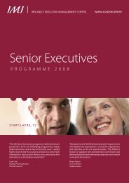 Senior Executives - Inspire! Imagine! Innovate!