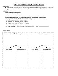 GeneticEngSelectiveBreeding - Century Life Science