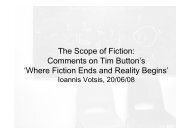 The Scope of Fiction: Comments on Tim Button's ... - Ioannis Votsis