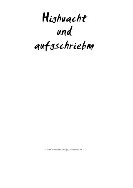 3 stark erweiterte auflage november highuacht und aufgschriebm