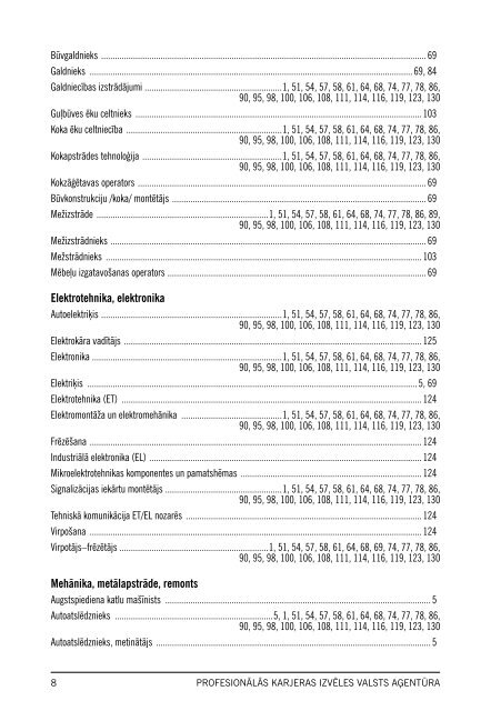 MÄcÄ«bu kursi LatvijÄ - NodarbinÄtÄ«bas Valsts AÄ£entÅ«ra