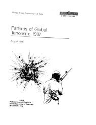 Patterns of International Terrorism in 1987 - Higgins ...